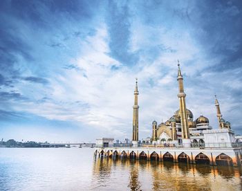 Mosque by river