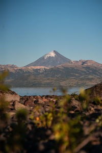 Volcan lanin - junin de los andes - argentina 