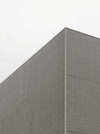 Close-up of modern building against clear sky