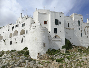 Impression of ostuni, a city in apulia, italy