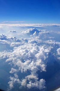 Low angle view of clouds in sky