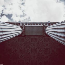 Low angle view of built structure against the sky