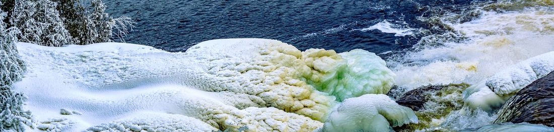 Close-up of sea waves