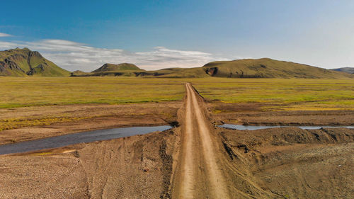 Scenic view of landscape against sky