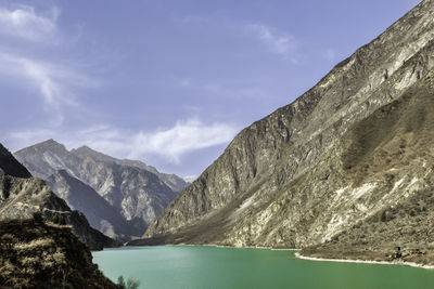 Scenic view of lake