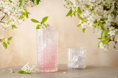 Close-up of drink on table