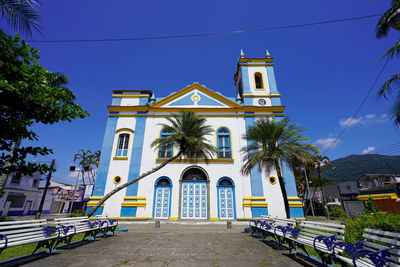 Igreja matriz church in ubatuba, costa verde, brazil