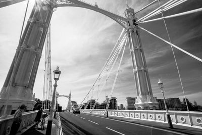 View of road in city