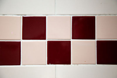 Full frame shot of tiled floor