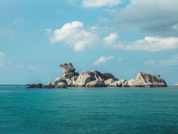 Panoramic view of sea against sky