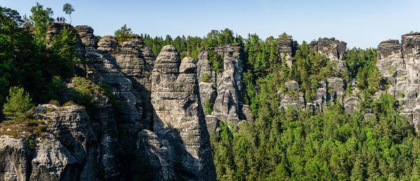 Bastei rock formation 