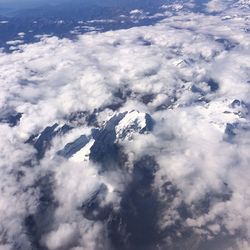 Aerial view of mountains