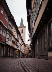 Street amidst buildings in city