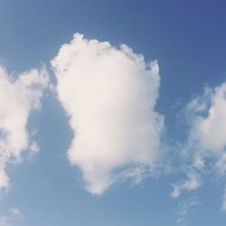 Low angle view of cloudy sky