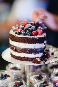 Close-up of cake