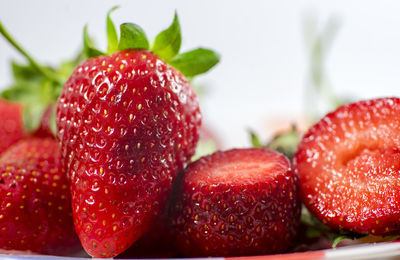 Close-up of strawberries