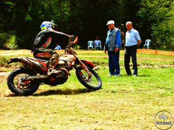 People on motorcycle