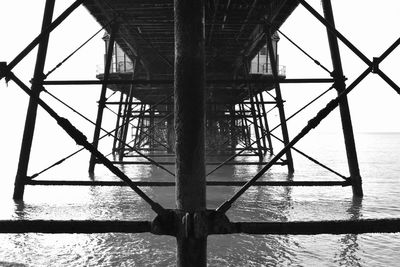 Under eastbourne pier