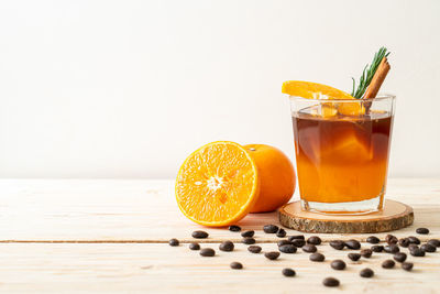 Close-up of drink on table