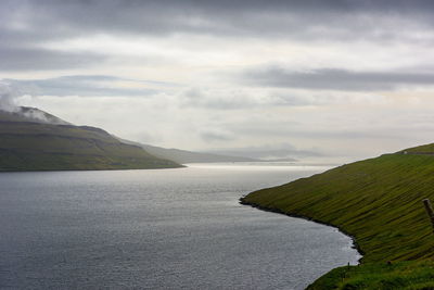 Scenic view of calm sea against sky