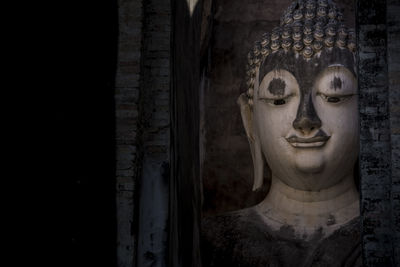 Close-up of buddha statue