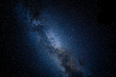 Low angle view of stars in sky at night