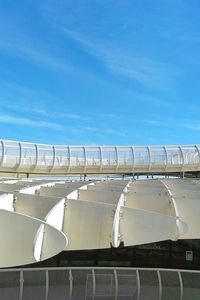 Built structure against blue sky