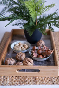 Close-up of food on table