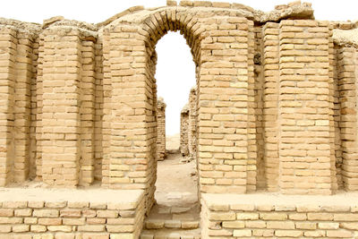 Low angle view of old building