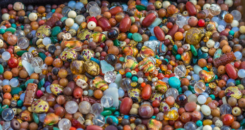 Full frame shot of multi colored candies