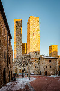 View of historic building against sky