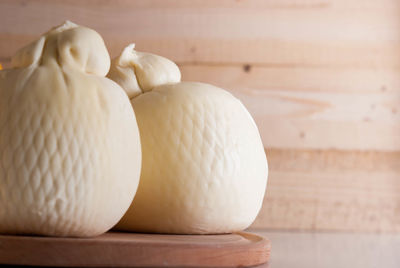 Close-up of food on table