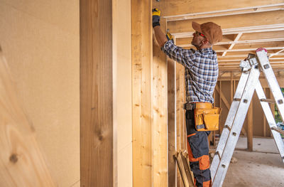 Man working at workshop