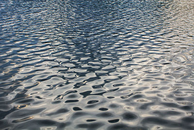 Full frame shot of rippled water