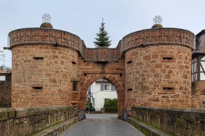 View of historic building against sky