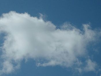 Low angle view of cloudy sky