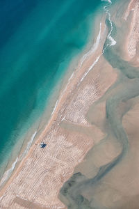 Aerial view of coastline