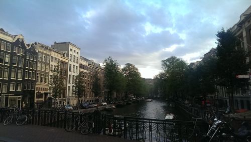 Boats in canal