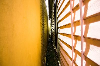 Close-up of greenhouse