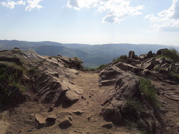 Panoramic view of landscape against sky