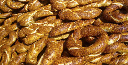 Full frame shot of onions