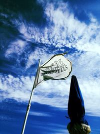 Low angle view of cloudy sky