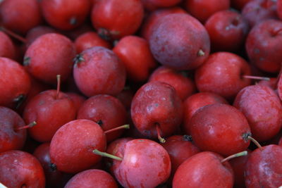 Full frame shot of strawberries