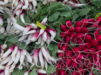 Vegetables for sale in market