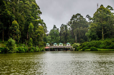 Scenic view of river against sky