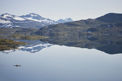 Mountain scenery with lake