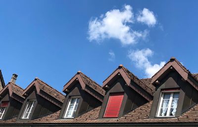 Low angle view of building against sky