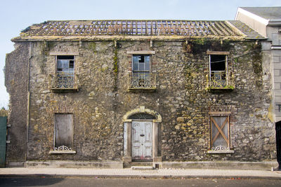 Exterior of old building