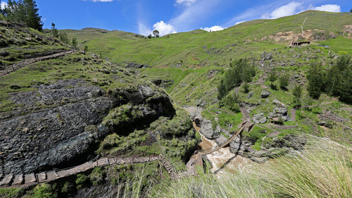 Scenic view of landscape against sky