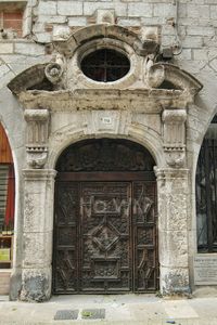 Facade of old building